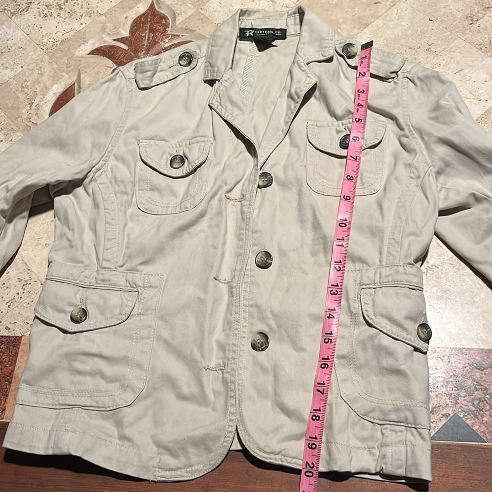 Khaki Jean Jacket - Picture 5 of 8